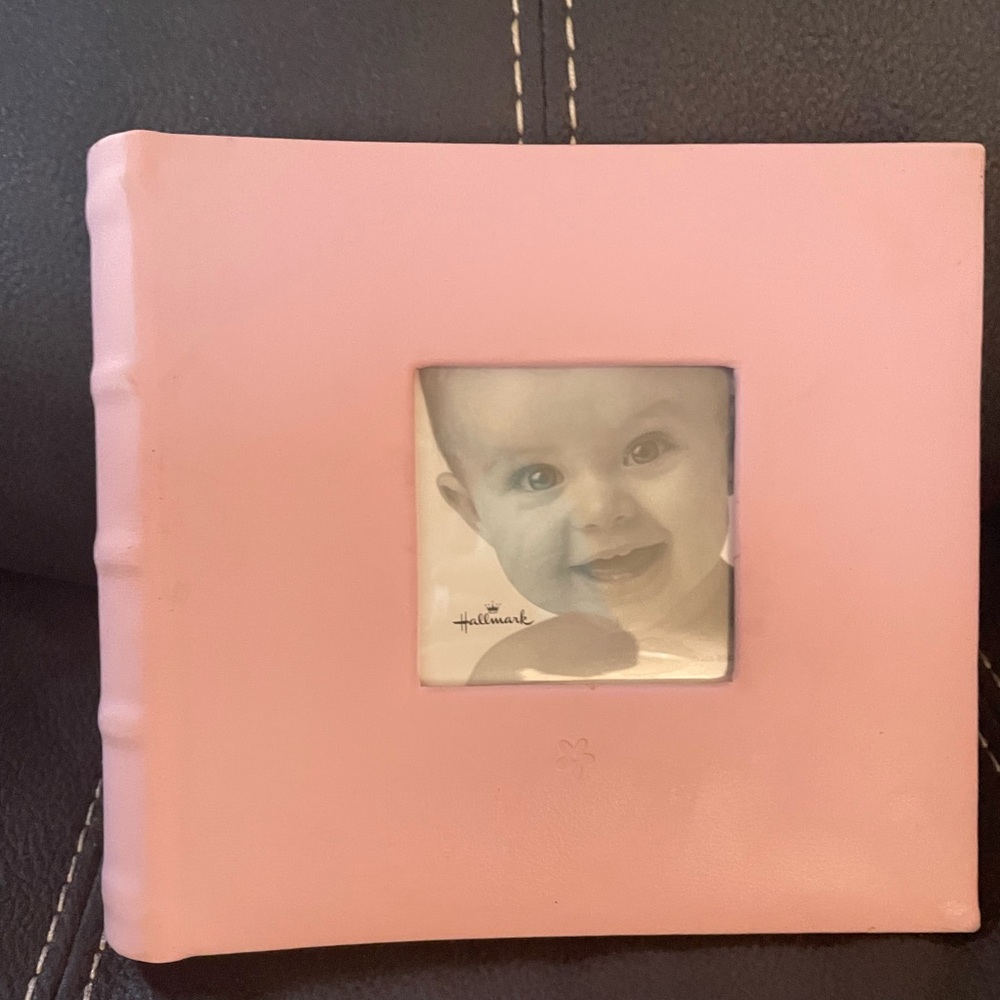 Hallmark Pink Photo Album with Window cover.